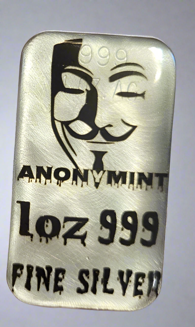 1oz Custom Silver "A New Day A New Psyop" bar