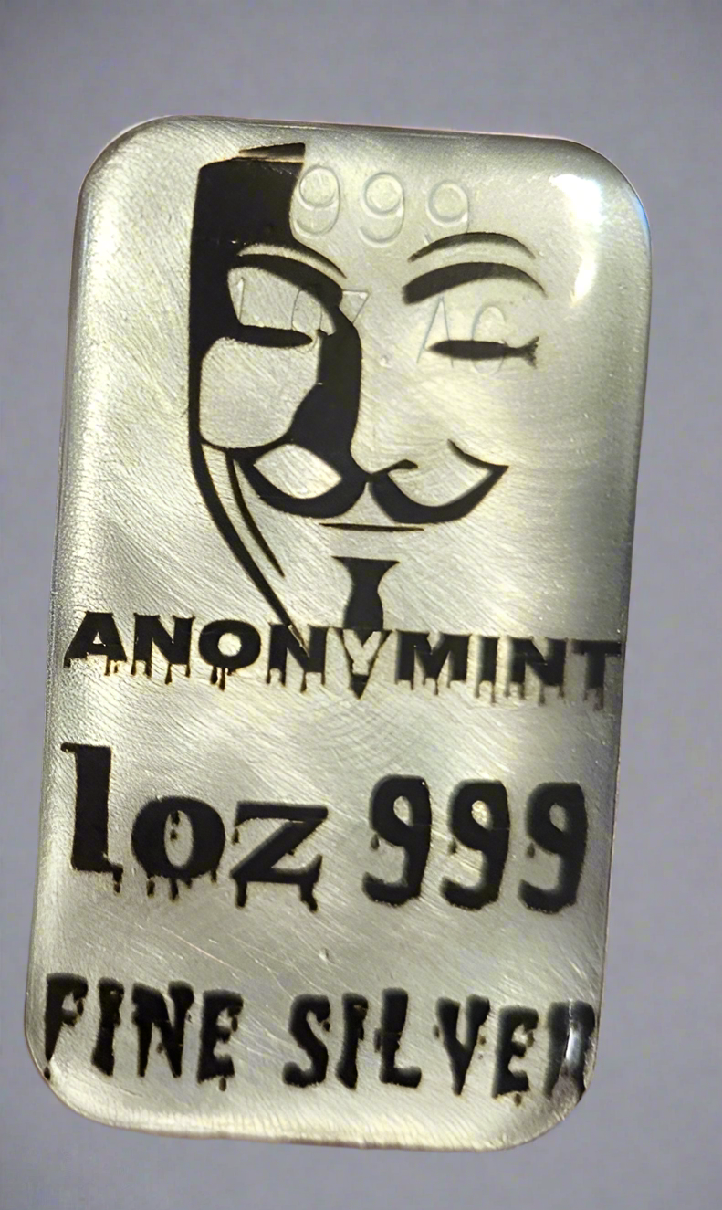 Custom 1oz Silver "Sugar anon" bar with COA