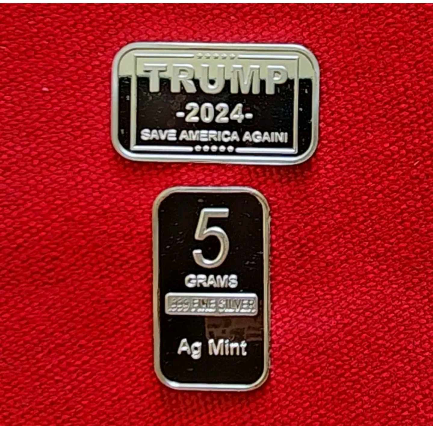 5 gram Trump 2024 bars Precious Metal Keepsakes