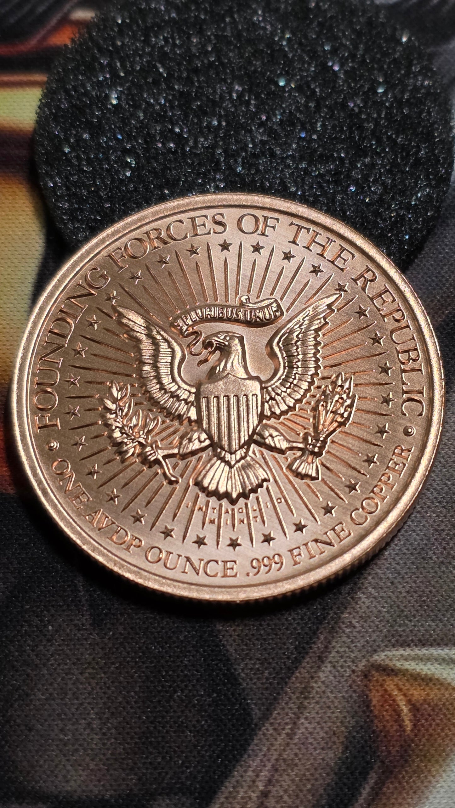 1oz CU US Army 250 years of service