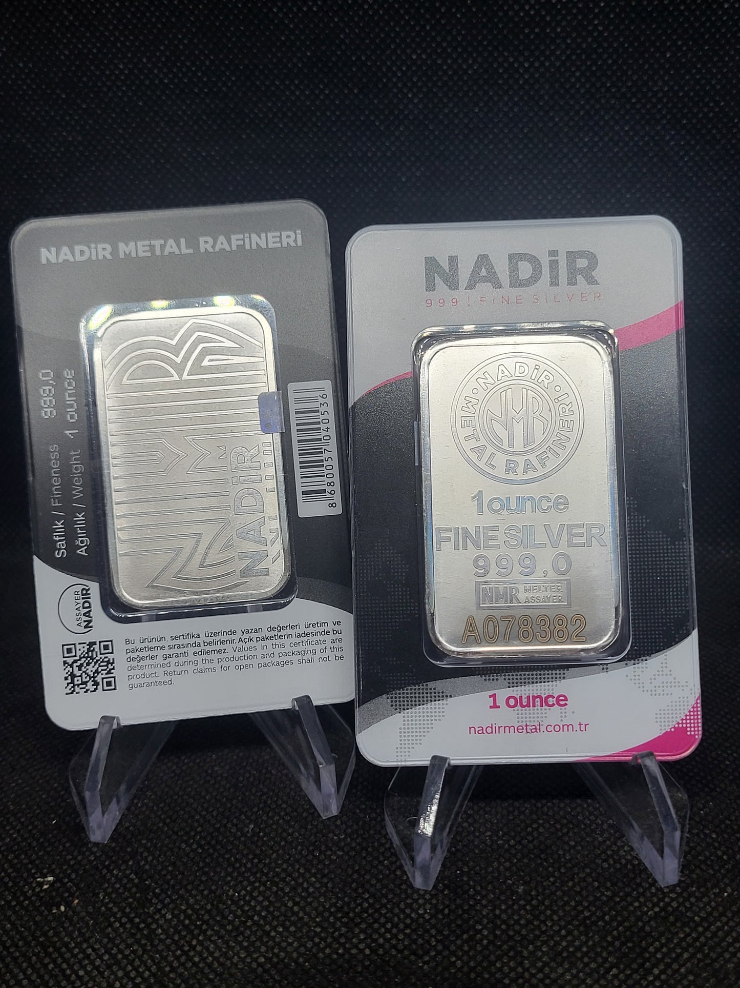 1oz Nadir Bars in assay