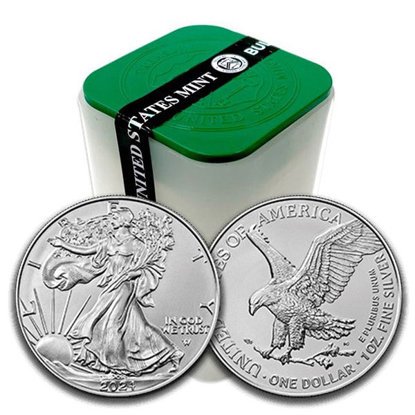 Backdate American Silver Eagles Tube (20oz) – Precious Metal Keepsakes