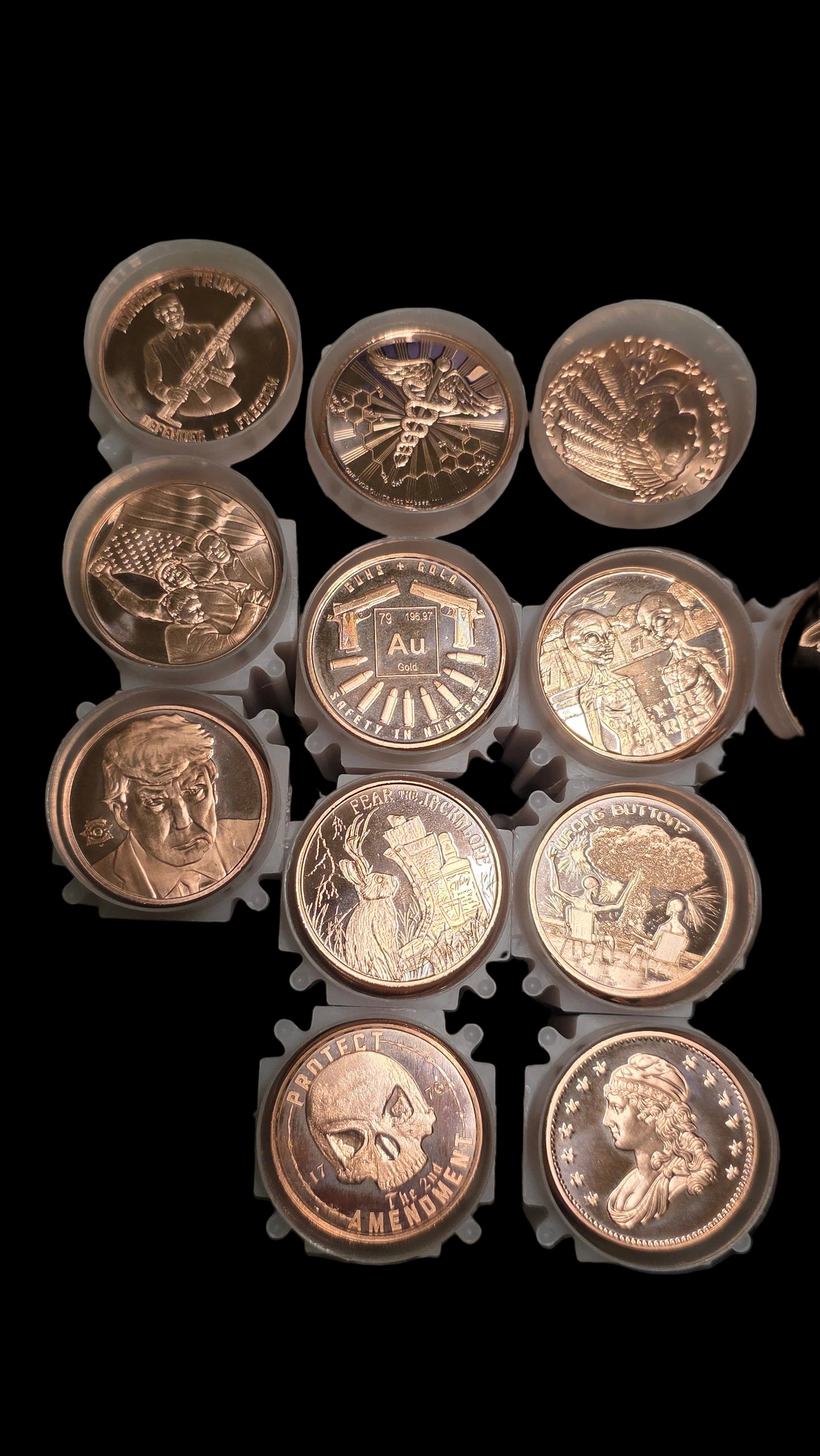 20 - 1oz Mixed Copper Rounds