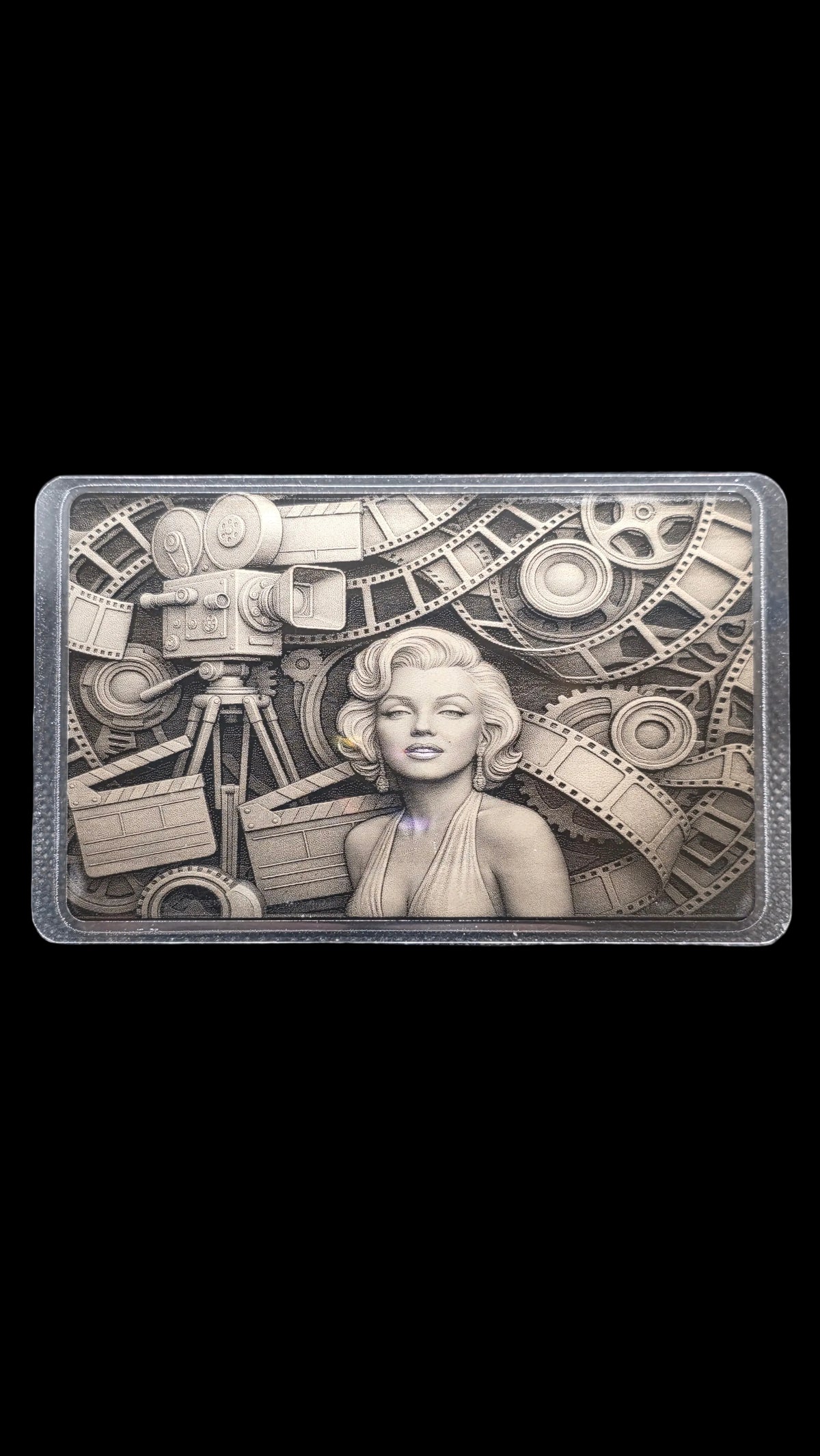 Marilyn Monroe Silver Grain Card