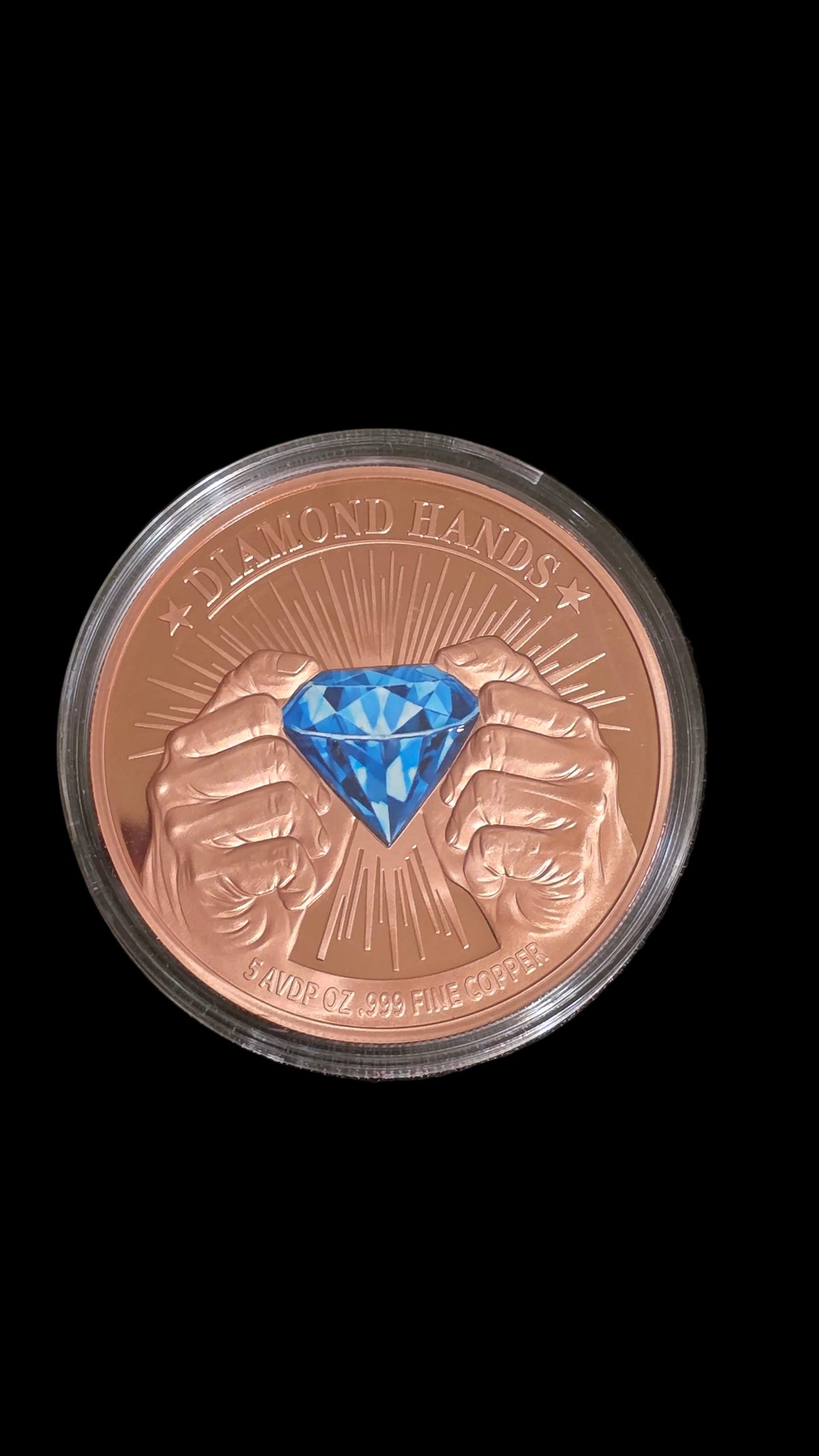 5oz CU Diamond Hands 🤲