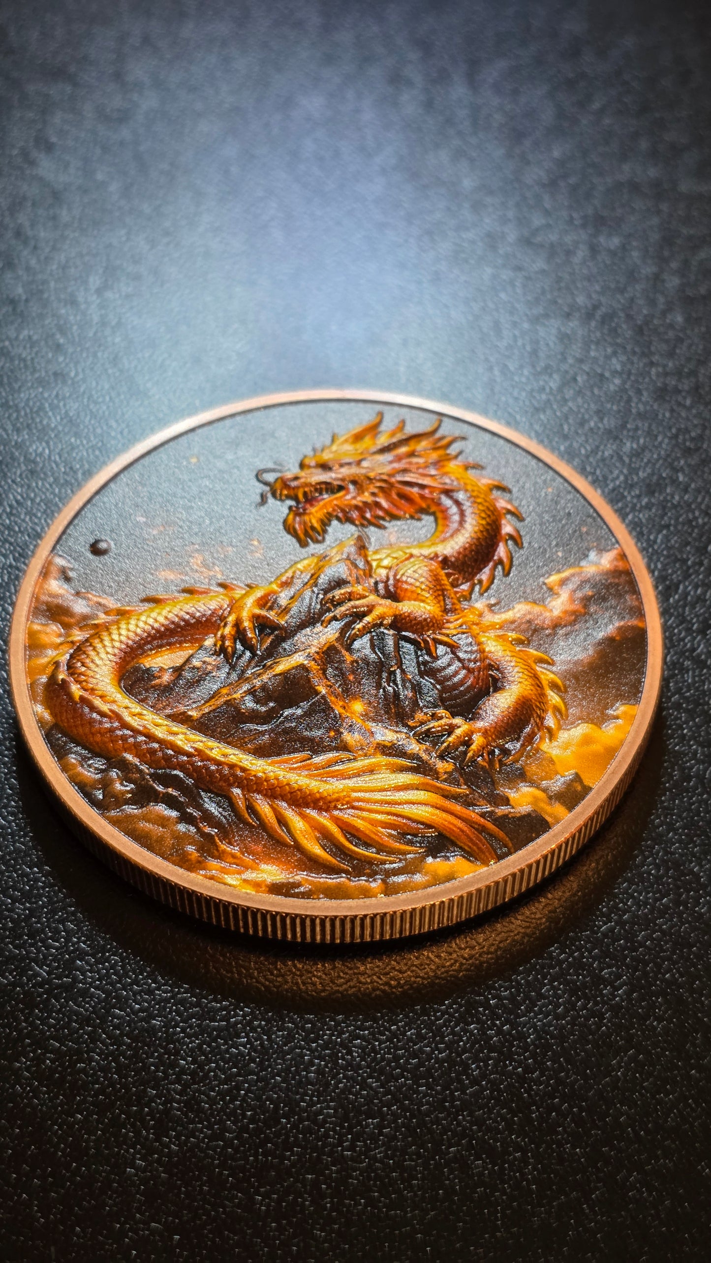 5oz CU Golden Dragon 🐉