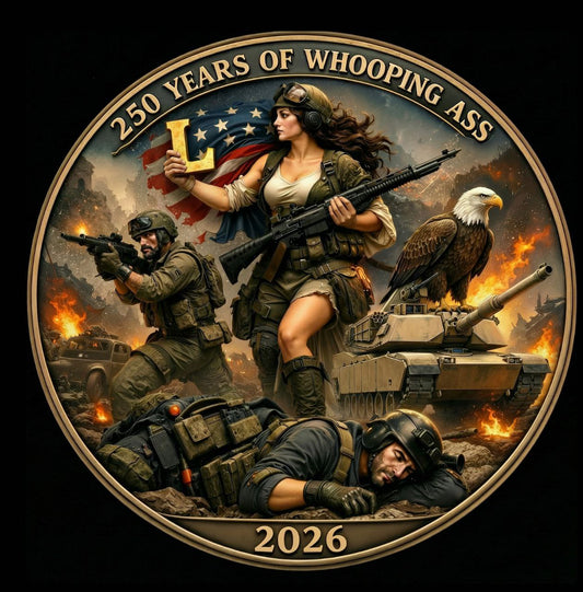 1oz Copper 250 Years of Whooping Ass USA 🇺🇸