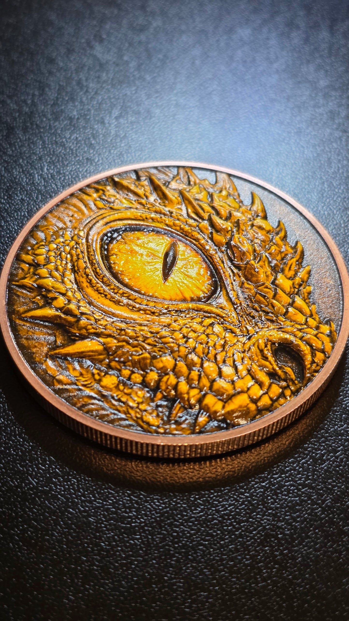 5oz CU Golden Dragon 🐉