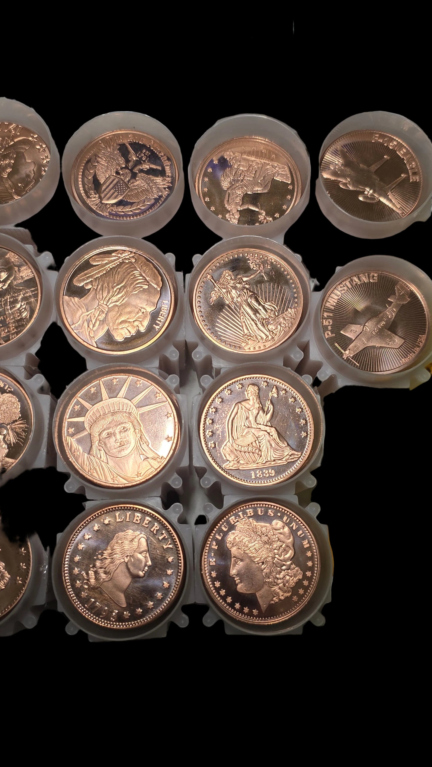 20 - 1oz Mixed Copper Rounds