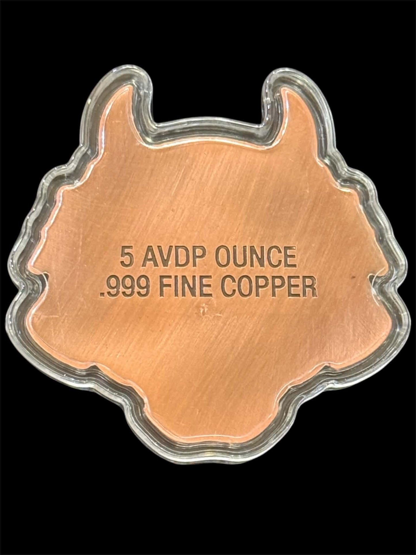 5oz Neon Oni Mask Copper