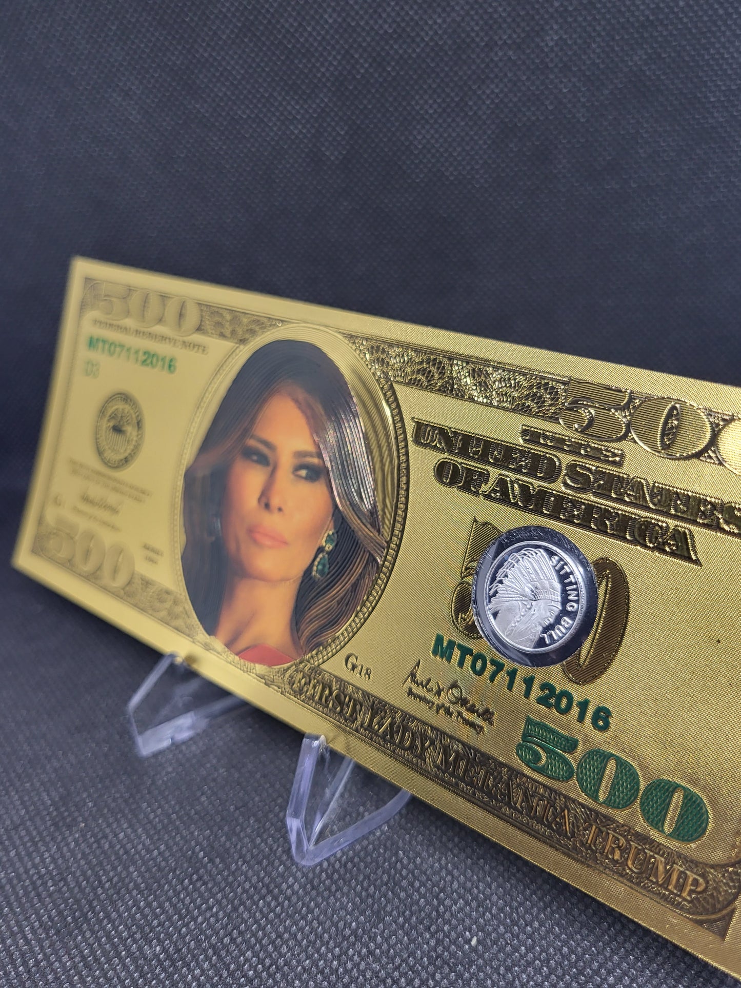 Melania Note (SITTING BULL EDITION) – Precious Metal Keepsakes