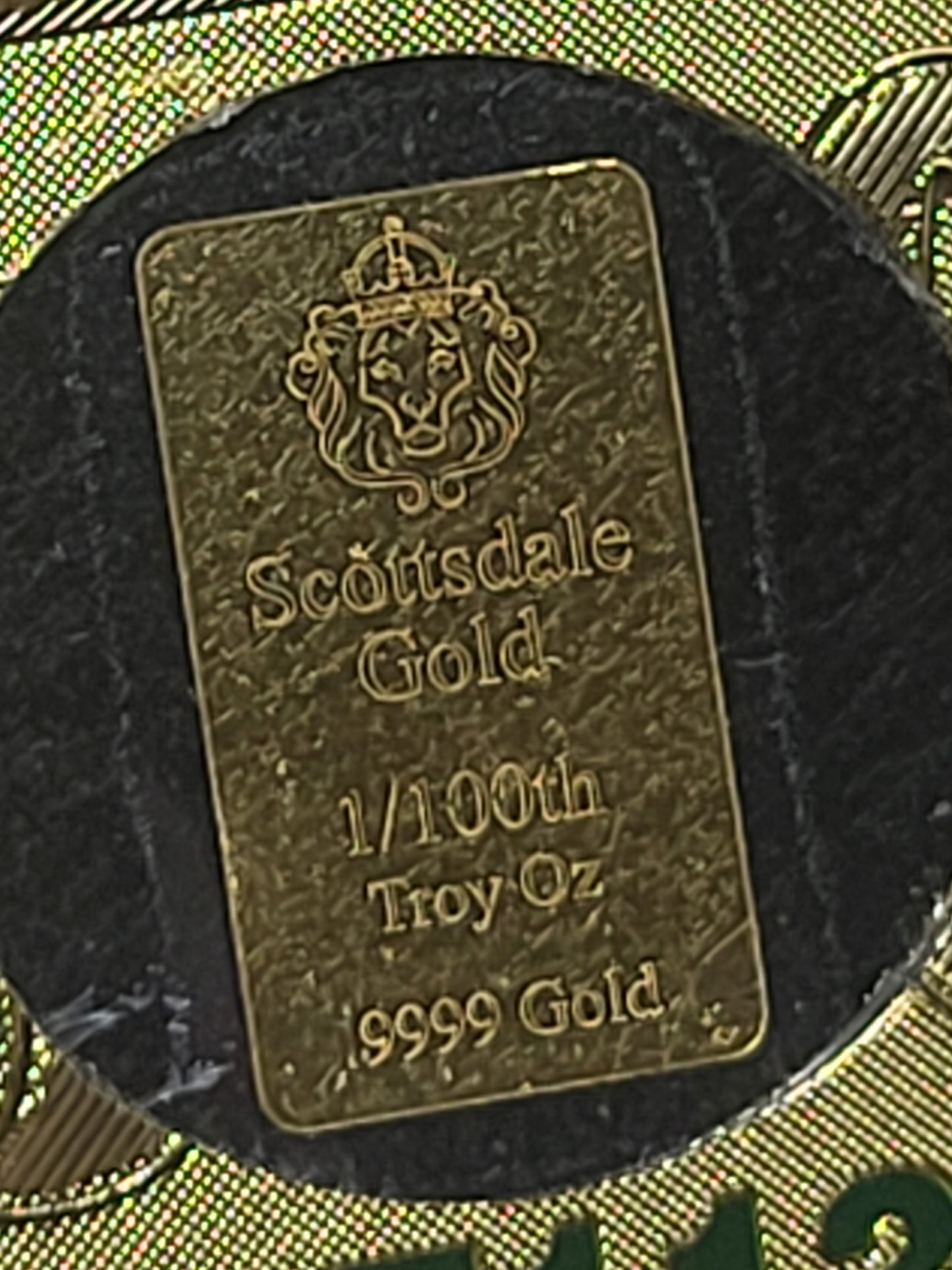 1/100th oz Gold Melania Note